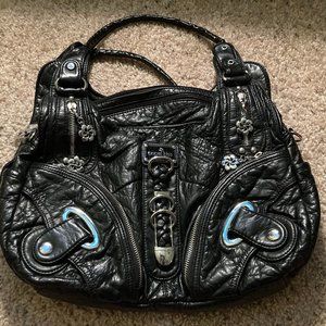 NWOT Angel Kiss Black Hand Bag